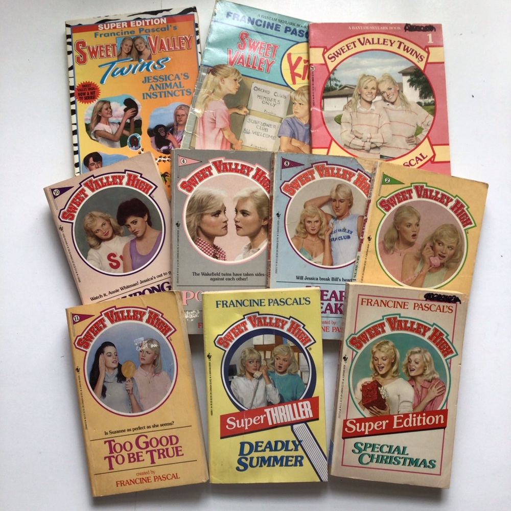 10 Sweet Valley High books